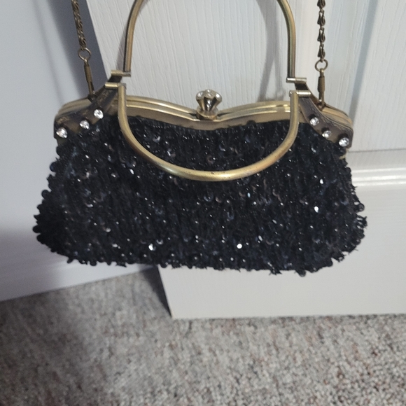 Black beaded clutch - Picture 2 of 3